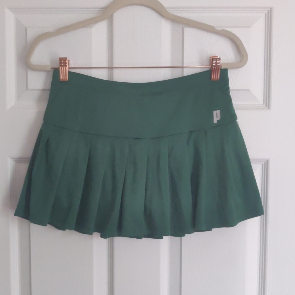 Vintage Prince green tennis skirt
